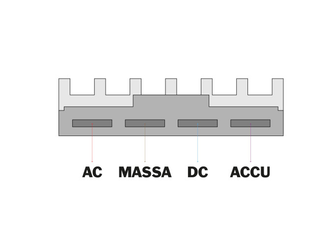 Spanningsregelaar 12V DC origineel Tomos e-start accu product